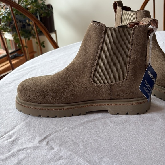 Birkenstock Brown Ankle Booties with Suede Finish - Picture 2 of 3
